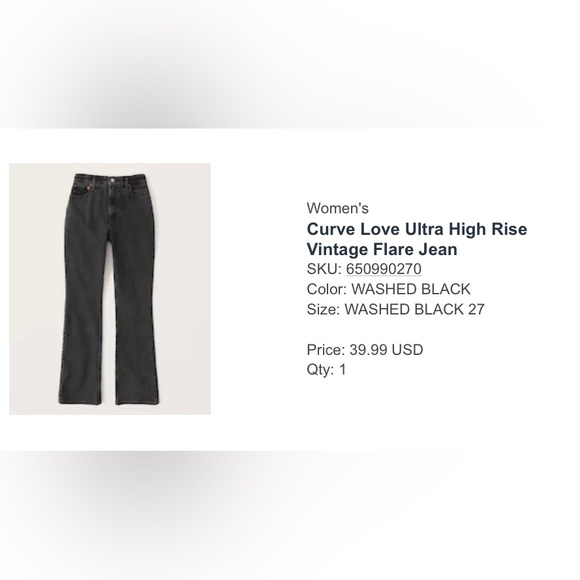 Abercrombie Ultra High Rise Vintage Flare - Picture 2 of 5